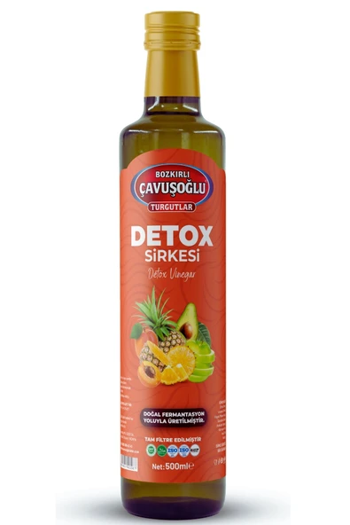 Bozkırlı Çavuşoğlu Detox Sirkesi Doğal Fermantasyon 500ml ürün görseli 1