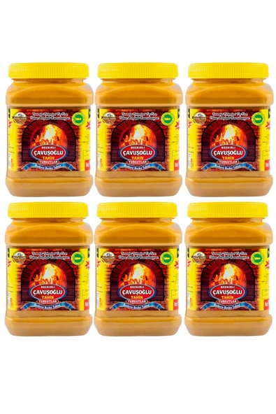 Bozkırlı Çavuşoğlu Odun Ateşinde Bozkır Tahini Kepeksiz 930g X 6'lı Paket ürün görseli 1