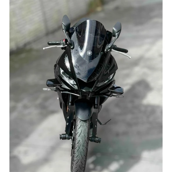 Yamaha R25 Siperlik Camı 2019-2023 Model Uyumlu-Siyah ürün görseli 1