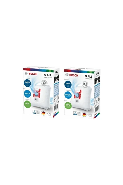 Bosch Magic Bags | G ALL Elektrik Süpürgesi Toz Torbası 2'li Paket ürün görseli 1