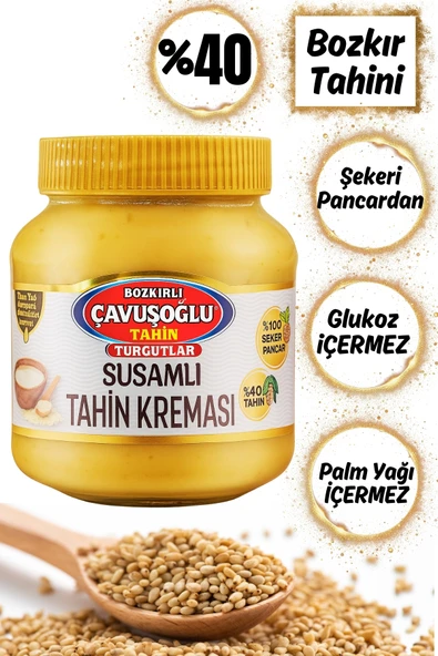 Bozkırlı Çavuşoğlu Çavuşoğlu Susamlı Tahin Kreması 330g ürün görseli 1