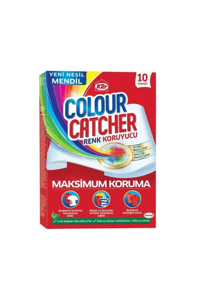 MATMEL 5 ADET K2R Colour Catcher Renk Koruyucu Çamaşır Mendili 10lu ürün görseli 1