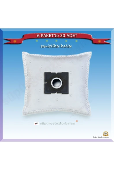 Nilfisk Nılfısk One Wb10p05a Süpürge Toz Torbası 6 Pakette 30 Adet ürün görseli 1