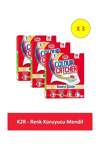 K2R K2r Renk Koruyucu Mendil 10'lu 3lü ürün görseli 1