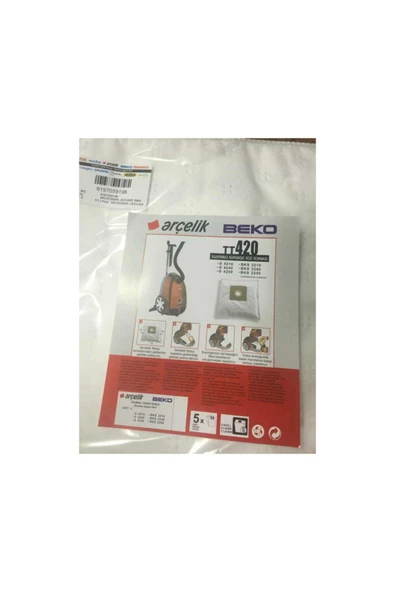 Arçelik S-4210 4240 4250 Orjinal Süpürge Torbası+filtre Hediye ürün görseli 1