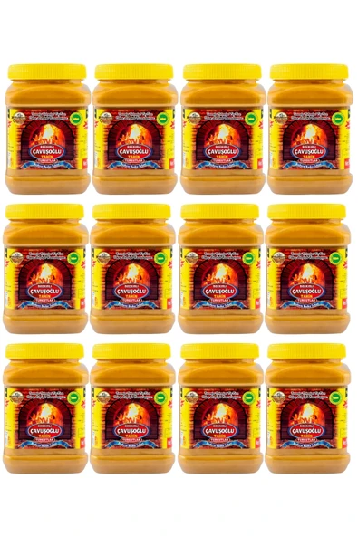 Bozkırlı Çavuşoğlu Odun Ateşinde Çifte Kavrulmuş Kepeksiz Bozkır Tahini 930g X 12'li Paket - 1 Koli ürün görseli 1