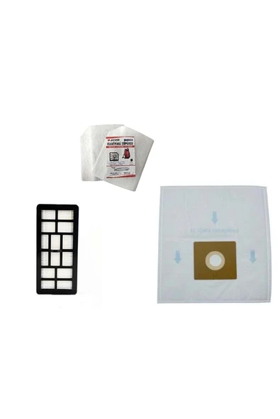 Arçelik S 4240 Elektrikli Süpürge Sentetik Toz Torbası Hepa Filtre Sünger Filtresi Orjinal ürün görseli 1