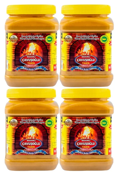 Bozkırlı Çavuşoğlu Odun Ateşinde Bozkır Tahini Kepeksiz 4 Lü Paket ürün görseli 1