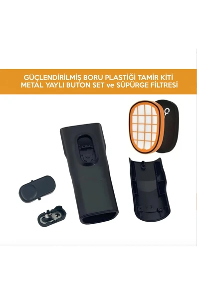 Philips XC 8349 Speedpro Max Aqua Plus Dikey Süpürge Boru Tamir Kiti Yaylı Buton ve Filtre ürün görseli 1
