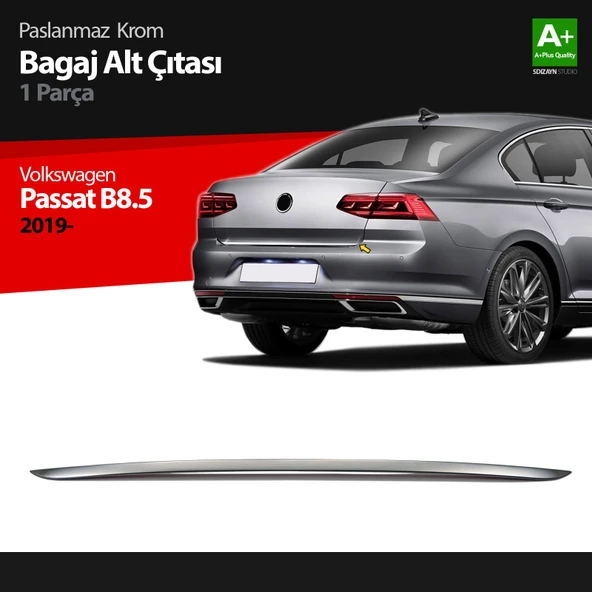 VW Passat B8.5 Krom Bagaj Alt Çıtası 2019 2020 2021 2022 2023 ürün görseli 1