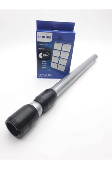 Philips Maraton Ultimate Orjinal Çelik Boru + Kutulu Hepa 13 Filtre ürün görseli 1