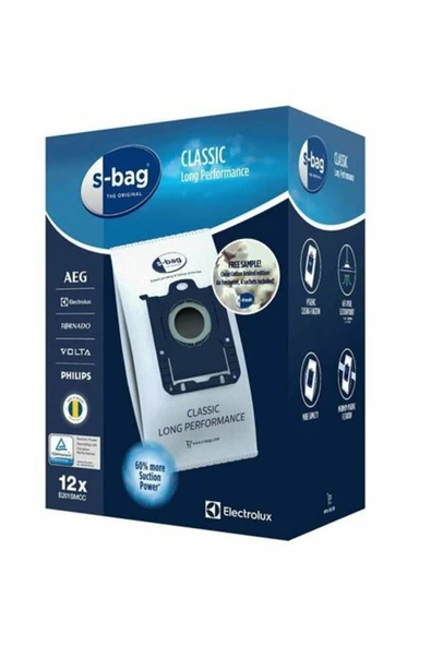 Electrolux E201SMCC Sbag Toz Torbası 12’li ürün görseli 1