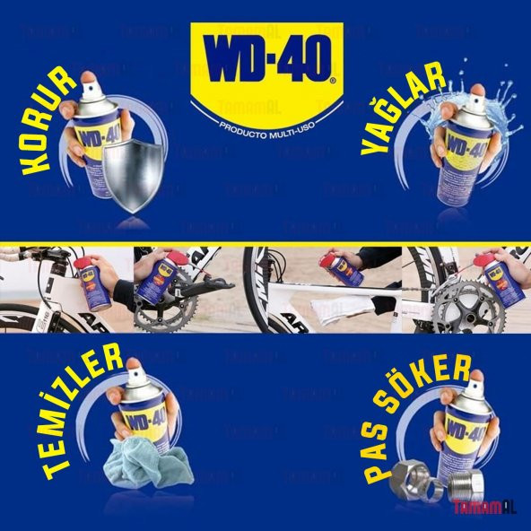 WD-40 Yağlayıcı ve Pas Sökücü 200 ml - Resim 5
