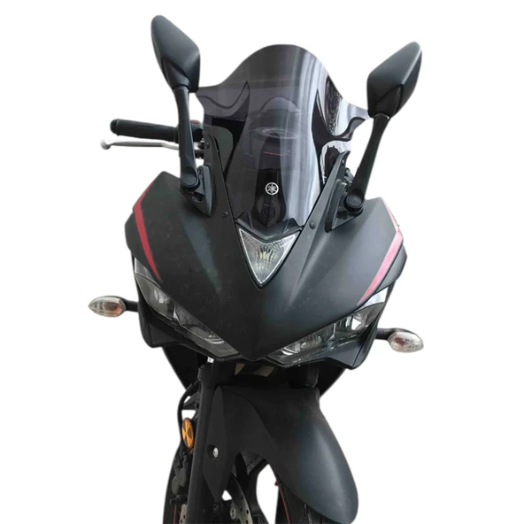 Yamaha R25 Siperlik Camı 2015-2018 Uyumlu- Füme ürün görseli 1