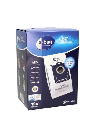 Electrolux E201SM S-Bag Toz Torbası - 12'li Avantajlı Paket ürün görseli 1