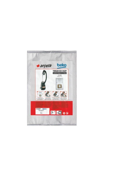 Beko Arçelik S 4935 Bks 2935 A Süpürge Toz Torbası 10 Adet ürün görseli 1
