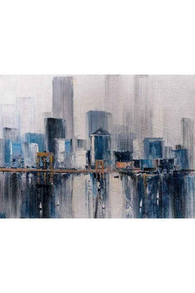 Sisli Şehir Canvas Tablo (50x70) - Resim 2
