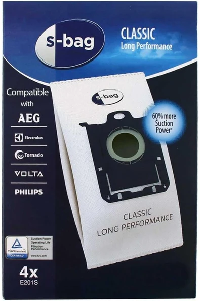 STOREMAX  ile Uyumlu S-Bag Süpürge Torbası 4lü Paket 1153473 ürün görseli 1