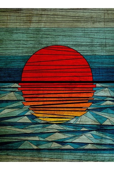 Günbatımı Canvas Tablo (50x70) - Resim 3