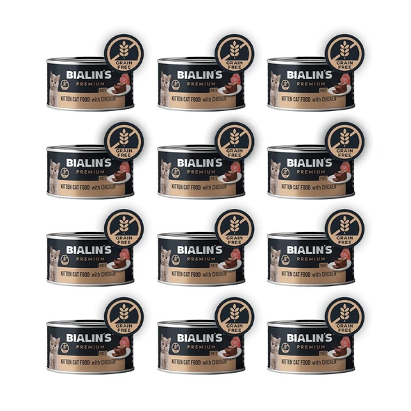12'li Yavru Kedi Maması - Tavuklu 100 Gram ürün görseli 1