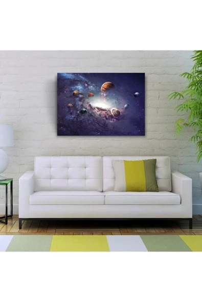 Uzay Canvas Tablo (50x70) - Resim 3