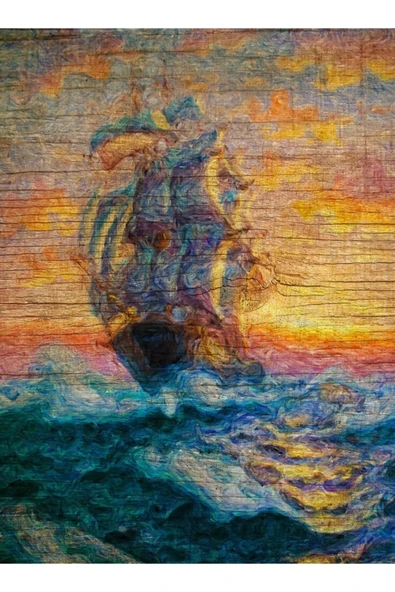 Amiral Gemisi Canvas Tablo (50x70) - Resim 2