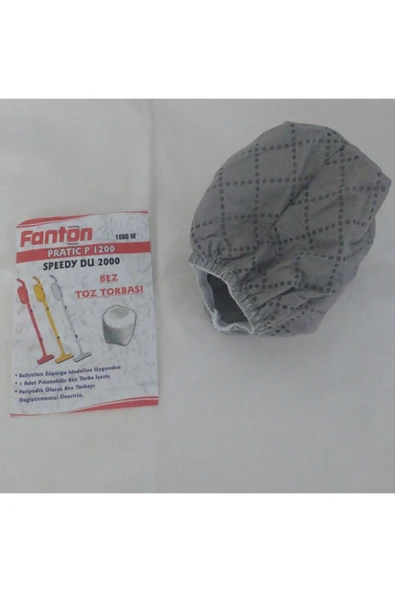 Fantom Dik Süpürge Torbası 10 Adet ORİJİNAL GRİ RENK ürün görseli 1