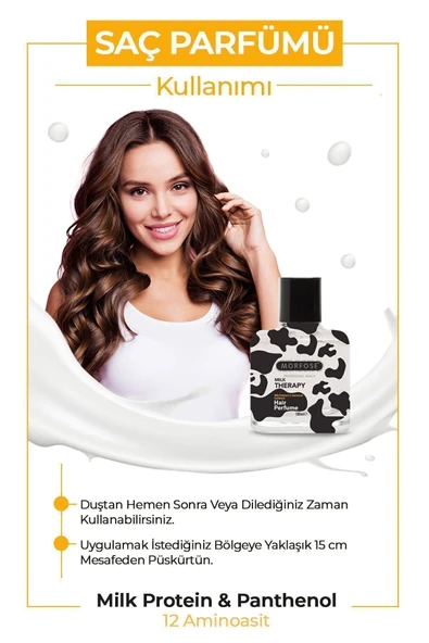 MORFOSE SAÇ PARFÜMÜ 100ML MİLK THERAPY - Resim 4