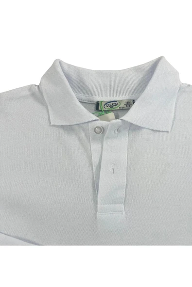 Polo Yaka Basic Erkek Çocuk Sweatshirt - Resim 6