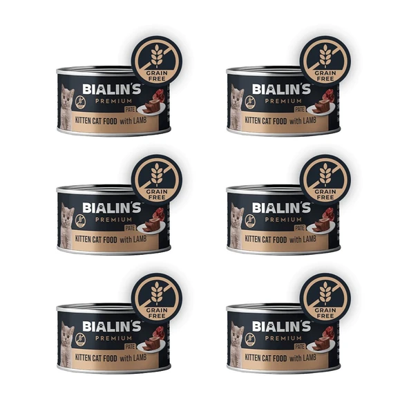 6'lı Yavru Kedi Maması - Kuzulu 100 Gram ürün görseli 1
