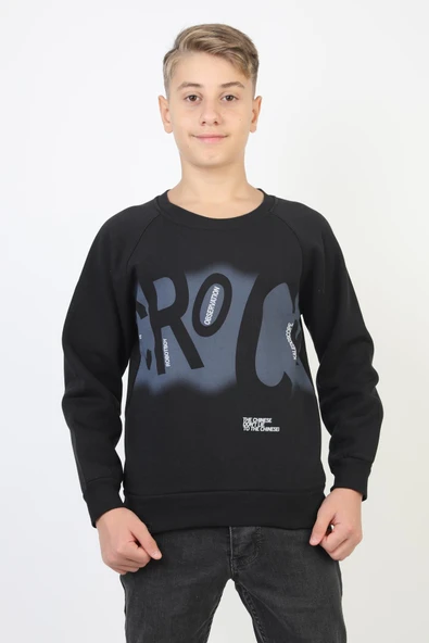 Baskılı Erkek Çocuk Sweatshirt - Resim 2