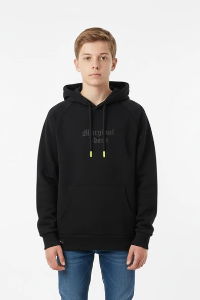 Kapşonlu Baskılı Erkek Çocuk Sweatshirt ürün görseli 1