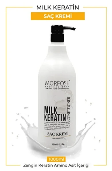 Morfose Saç Kremi Milk Keratin 1000 ML ürün görseli 1