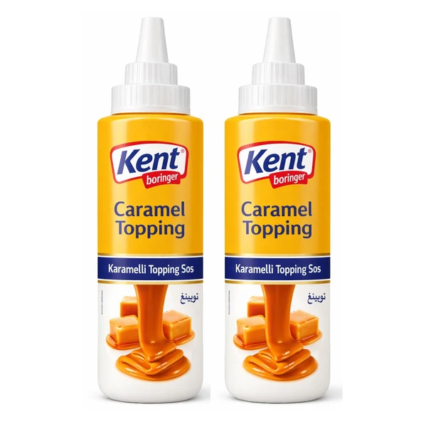 Kent Boringer Karamelli Topping Sos 300 gr 2 li ürün görseli 1