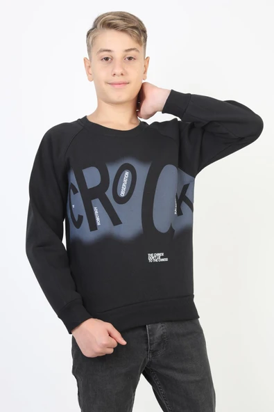 Baskılı Erkek Çocuk Sweatshirt ürün görseli 1