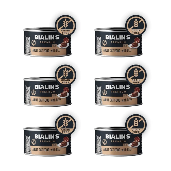 6'lı Yetişkin Kedi Maması -Biftekli 100 Gram ürün görseli 1