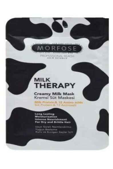 MORFOSE SAÇ MASKESİ 25ML POŞET MİLK THERAPY - Resim 2