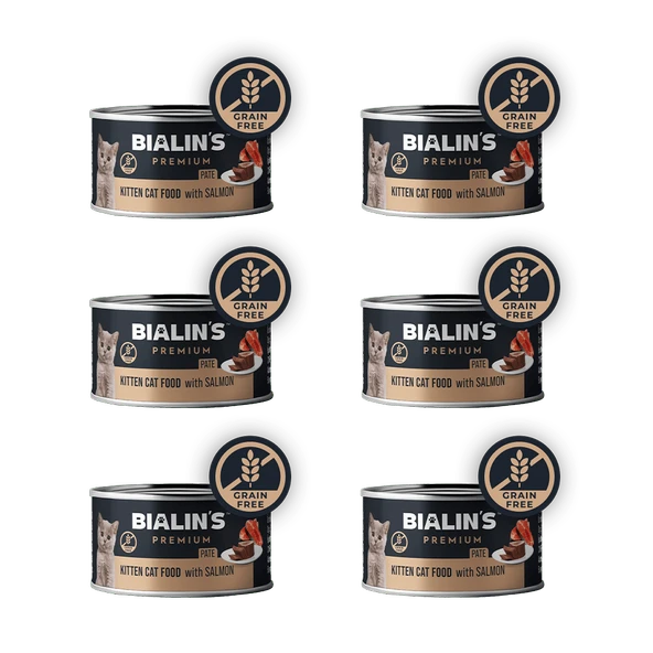6'lı Yavru Kedi Maması - Somonlu 100 Gram ürün görseli 1