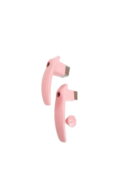 Butikdekor Toz Pembe Çaydanlık Sapı Çaydanlık Kulpu Seti Demlik Kulp Seti Kulp Ve Kapak Tutacak ürün görseli 1