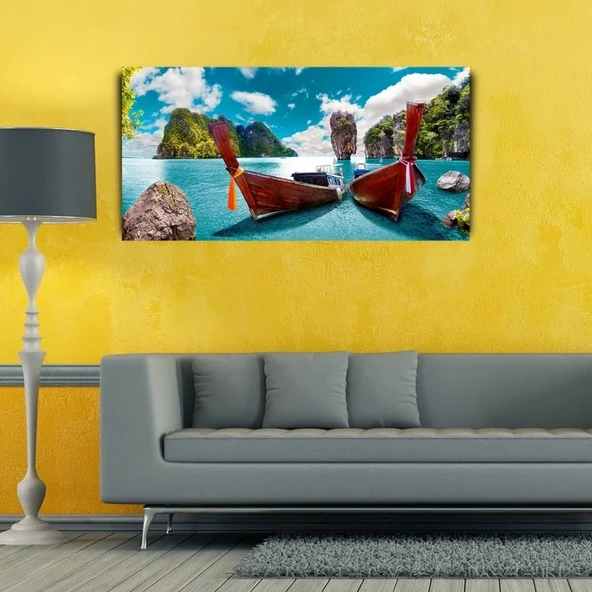 Tayland Bond Adası Kanvas Tablo 60 x 120 ürün görseli 1