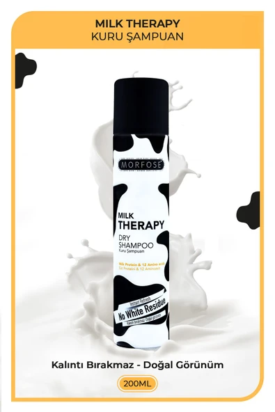 MORFOSE  KURU ŞAMPUAN 200ML MİLK THERAPY ürün görseli 1