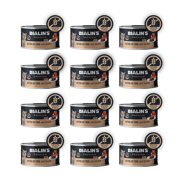 12'li Yavru Kedi Maması - Somonlu 100 Gram ürün görseli 1