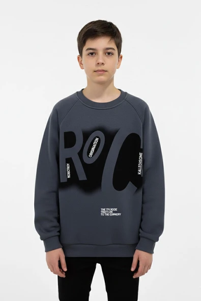 Baskılı Erkek Çocuk Sweatshirt ürün görseli 1