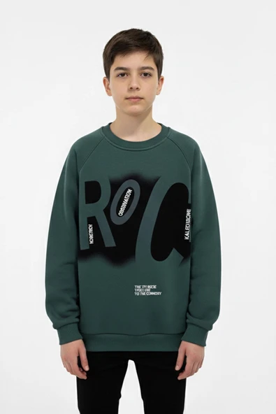 Baskılı Erkek Çocuk Sweatshirt ürün görseli 1