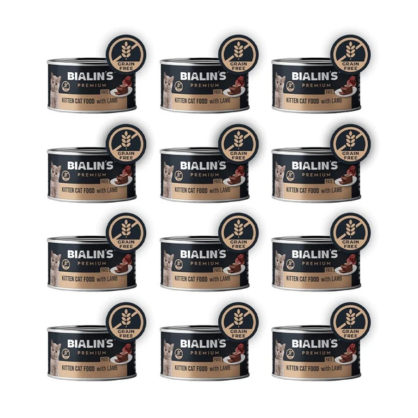 12'li Yavru Kedi Maması - Kuzulu 100 Gram ürün görseli 1