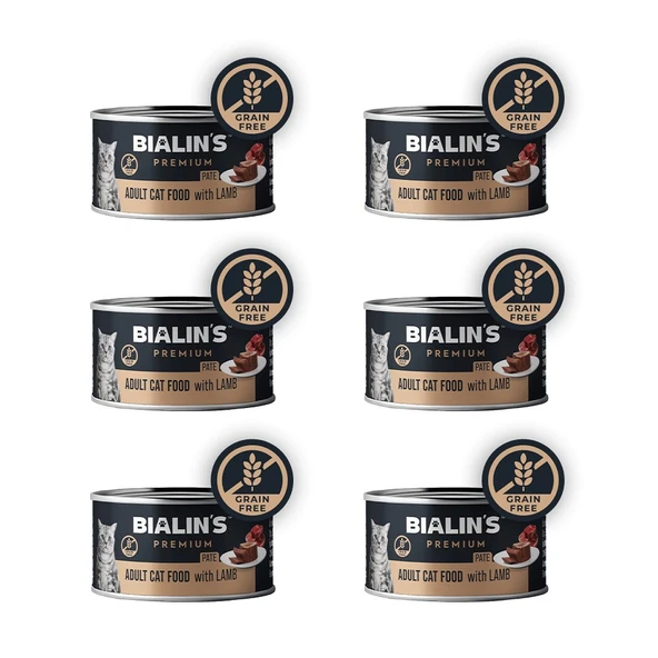6'lı Yetişkin Kedi Maması - Kuzulu 100 Gram ürün görseli 1