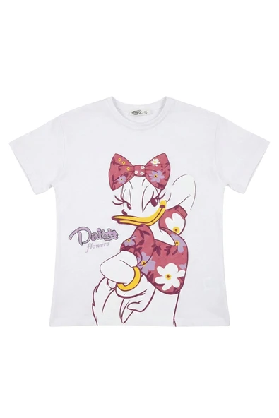 Daisy Baskı Kız Çocuk Şortlu Takım - Resim 6