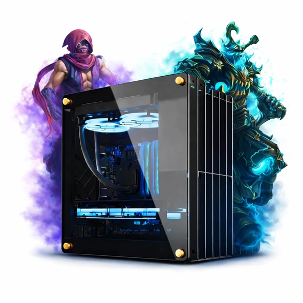 Hyper Rocket GRID G3C Ryzen 5 7600 16GB DDR5 RAM 1TB NVMe RTX 5060 Masaüstü Oyuncu OEM Paket ürün görseli 1