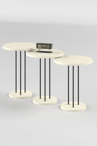 Zigon Sehpa Terra Krem - Resim 4