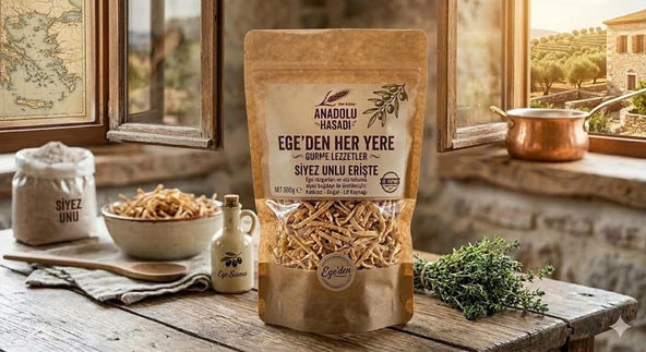 Siyez Unlu Ev Yapımı Kesme Erişte 400 gr ürün görseli 1